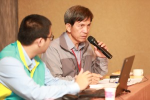 桃園市非學審議委員張田聰校長主持分組議題討論,與會人員充分交換意見