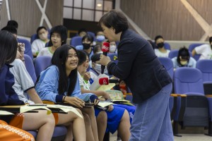 ▲大家輪流說出自己的志願，古總編輯也及時回饋給建議。