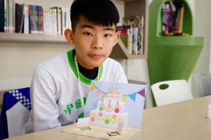 ▲作品完成，好有成就感喔！